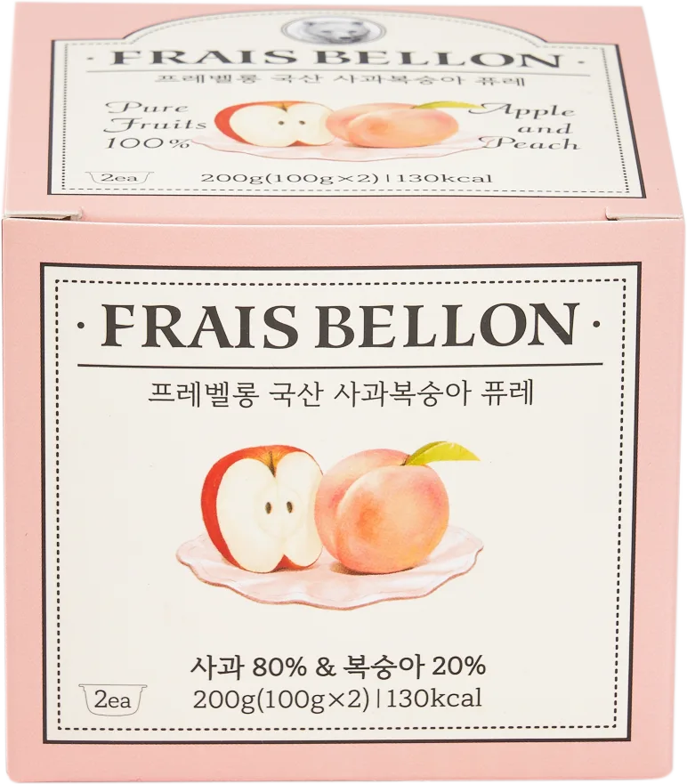 Apple Peach Purée (Cup)