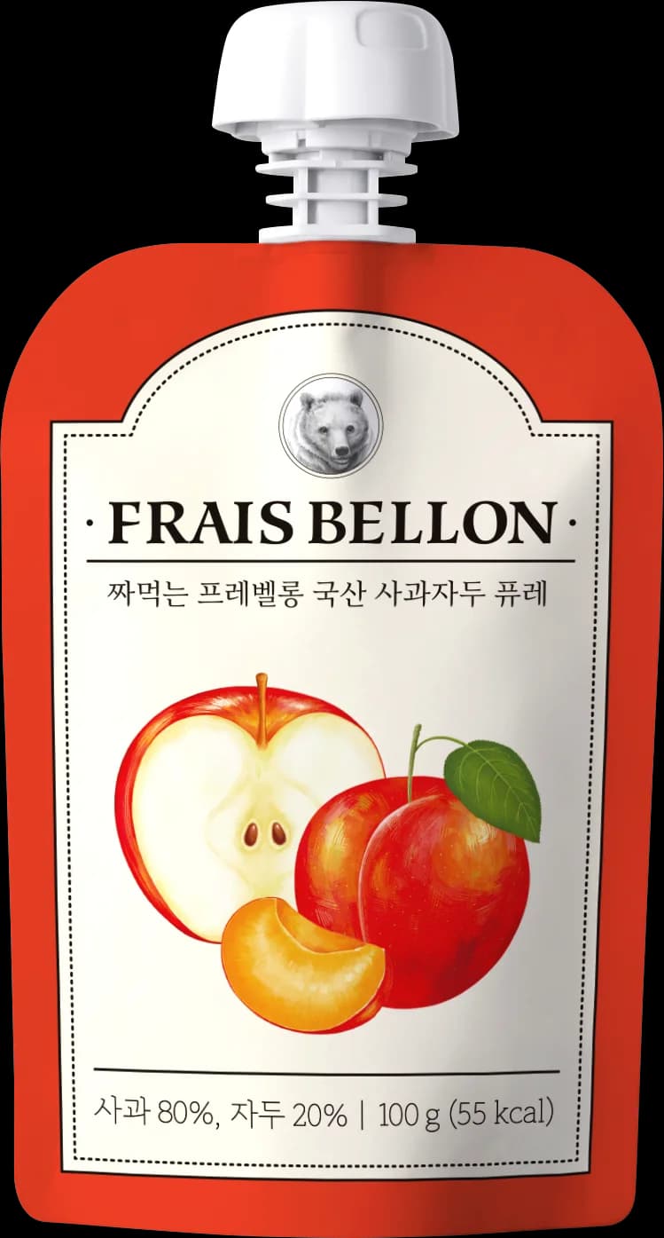 Apple Plum Purée (Pouch)