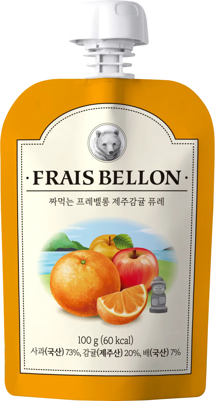 Apple Jeju Tangerine Purée (Pouch)